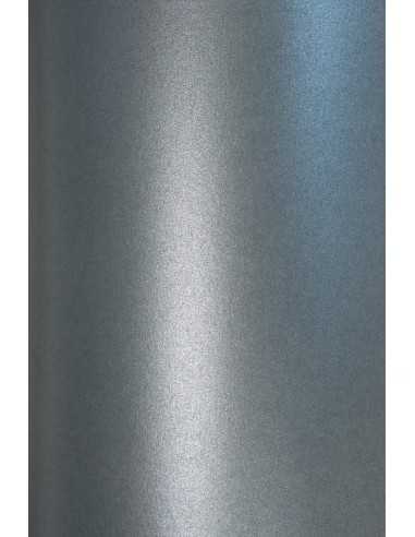 Bastelkarton Perlmutt-Grau DIN A4 (210 x 297 mm) 290 g/m² Cocktail Dorian Gray - 10 Stück