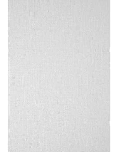 Strukturierter Elfenbeinkarton Weiß (Leinen) DIN A4 (210 x 297 mm) 185 g/m² Elfenbens Linen White - 20 Stück