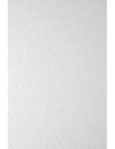 Strukturierter Elfenbeinkarton Weiß (Leder) DIN A4 (210 x 297 mm) 246 g/m² Elfenbens Leath White - 100 Stück