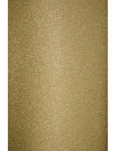 Selbstklebendes Glitterpapier Gold DIN A4 (210 x 297 mm) 150 g/m² - 10 Stück