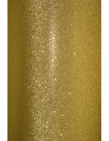 Glitterkarton Gold DIN A4 (210 x 297 mm) 210 g/m² - 5 Stück