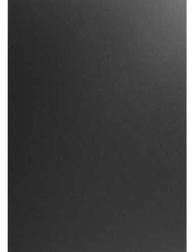 Bastelkarton Schwarz DIN A5 (148 x 210 mm) 330 g/m² Plike Black - 10 Stück