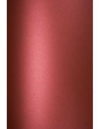 Bastelkarton Perlmutt-Bordeaux DIN A5 (148 x 210 mm) 285 g/m² Stardream Mars - 10 Stück