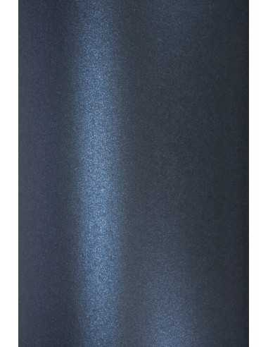 Bastelpapier Perlmutt-Dunkelblau DIN A5 (148 x 210 mm) 120 g/m² Majestic Kings Blue - 10 Stück