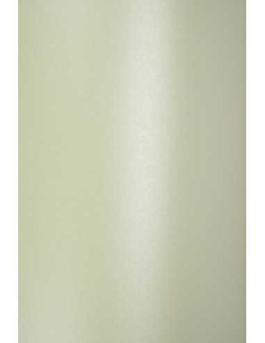 Bastelkarton Perlmutt-Minze DIN A5 (148 x 210 mm) 250 g/m² Majestic Fresh Mint - 10 Stück