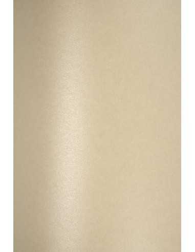 Bastelkarton Perlmutt-Sand DIN A5 (148 x 210 mm) 250 g/m² Majestic Sand - 10 Stück