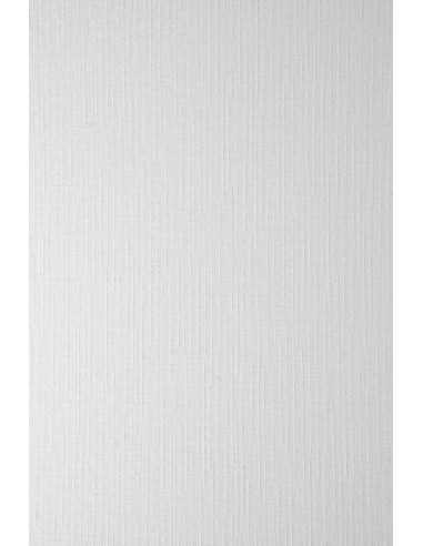 Strukturierter Elfenbeinkarton Weiß (Karo) DIN A5 (148 x 210 mm) 246 g/m² Elfenbens Linen White - 200 Stück