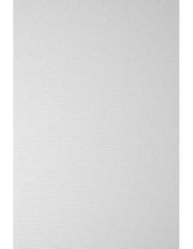 Strukturierter Elfenbeinkarton Weiß (Rippen) DIN A5 (148 x 210 mm) 246 g/m² Elfenbens Ribed White - 200 Stück