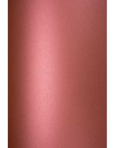 Bastelkarton Perlmutt-Rot DIN B1+ (720 x 1020 mm) 285 g/m² Stardream Paper Jupiter Red