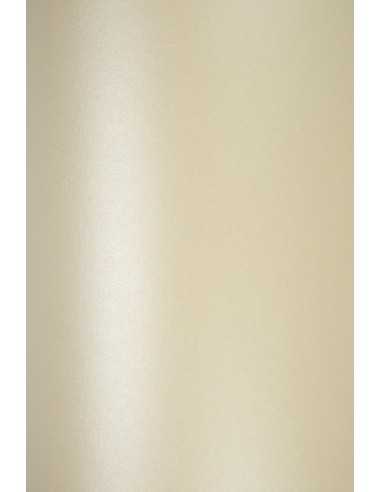 Bastelkarton Perlmutt-Creme DIN B1+ (720 x 1020 mm) 290 g/m² Majestic Candelight Cream