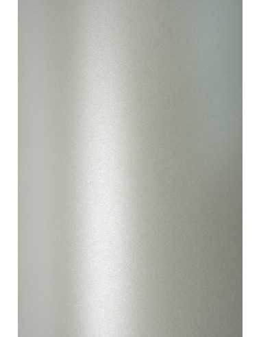 Bastelkarton Perlmutt-Silber DIN B1+ (720 x 1020 mm) 300 g/m² Sirio Pearl Platinum