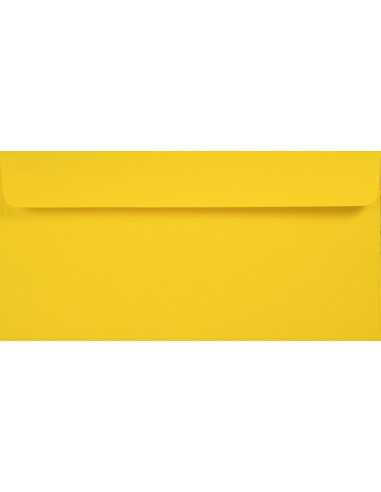 Ökologische Briefumschläge Gelb DIN lang (110 x 220 mm) 120 g/m² Kreative Sun haftklebend