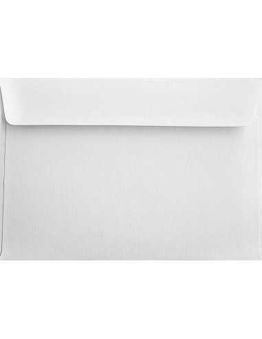 Strukturierte Briefumschläge Weiß DIN C5 (162 x 229 mm) 120 g/m² Aster Laid haftklebend