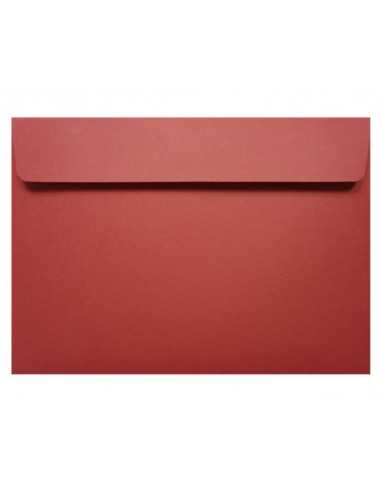 Farbige Briefumschläge Rot DIN C5 (162 x 229 mm) 120 g/m² Design haftklebend