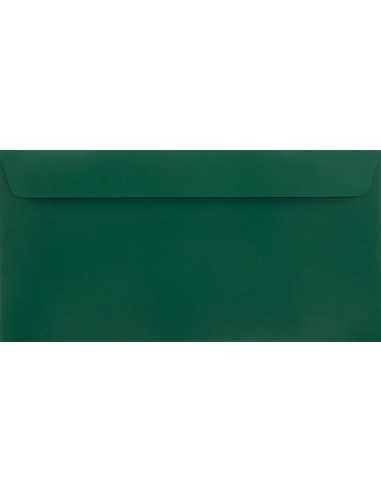 Farbige Briefumschläge Dunkelgrün DIN lang (110 x 220 mm) 140 g/m² Plike Green haftklebend