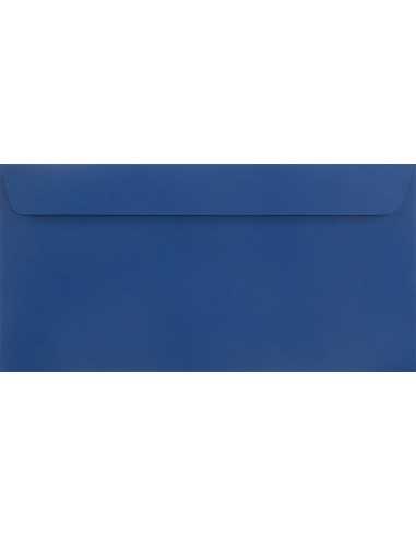 Farbige Briefumschläge Dunkelblau DIN lang (110 x 220 mm) 140 g/m² Plike Royal Blue haftklebend