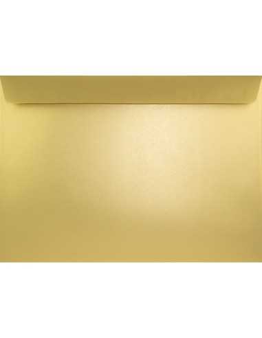Briefumschläge Perlmutt-GoldDIN C4 (229 x 324 mm) 125 g/m² Sirio Pearl Aurum haftklebend
