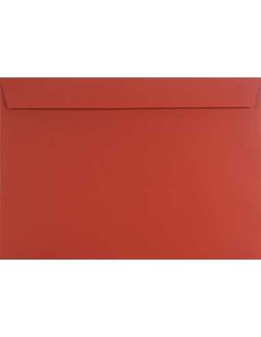 Farbige Briefumschläge Rot DIN C4 (229 x 324 mm) 120 g/m² Design haftklebend