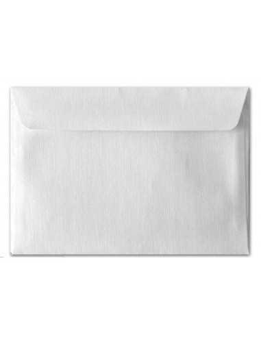 Strukturierte Briefumschläge Weiß DIN C6 (114 x 162 mm) 120 g/m² Biancoflash haftklebend
