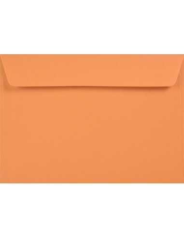 Ökologische Briefumschläge Orange DIN C6 (114 x 162 mm) 120 g/m² Kreative Mandarin haftklebend