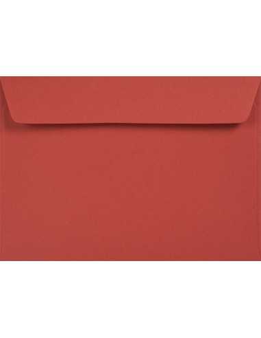 Ökologische Briefumschläge Rot DIN C6 (114 x 162 mm) 120 g/m² Kreative Ruby haftklebend