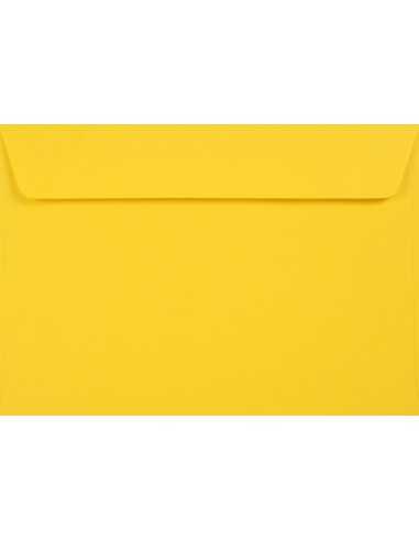 Ökologische Briefumschläge Gelb DIN C6 (114 x 162 mm) 120 g/m² Kreative Sun haftklebend