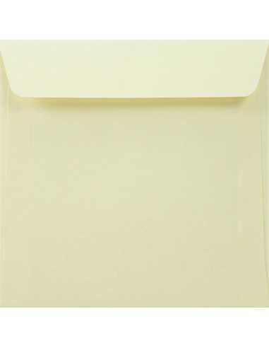 Strukturierte Briefumschläge Ecru quadratisch (170 x 170 mm) 120 g/m² haftklebend