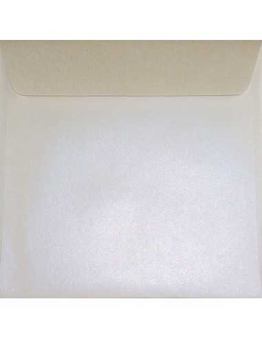 Briefumschläge Perlmutt-Ecru quadratisch (170 x 170 mm) 125 g/m² Sirio Pearl Oyster Shell haftklebend