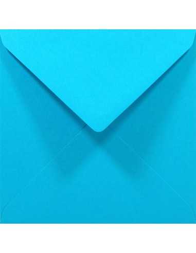 Farbige Briefumschläge Blau quadratisch (140 x 140 mm) 80 g/m² Rainbow Farbe R88 nassklebend