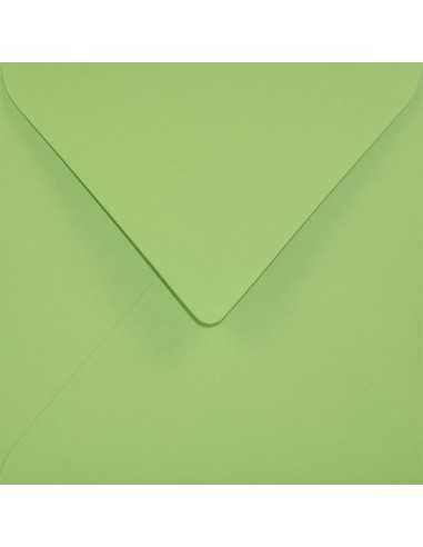 Farbige Briefumschläge Hellgrün quadratisch (153 x 153 mm) 115 g/m² Sirio Color Lime nassklebend