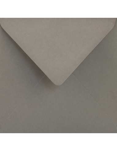 Farbige Briefumschläge Grau quadratisch (153 x 153 mm) 115 g/m² Sirio Color Pietra nassklebend