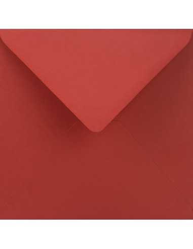 Briefumschläge Rot quadratisch (153 x 153 mm) 115 g/m² Sirio Color Lampone nassklebend