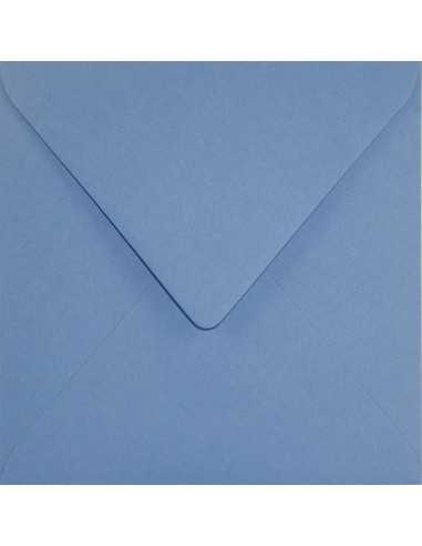 Ökologische Briefumschläge Blau quadratisch (153 x 153 mm) 120 g/m² Keaykolour Azure nassklebend