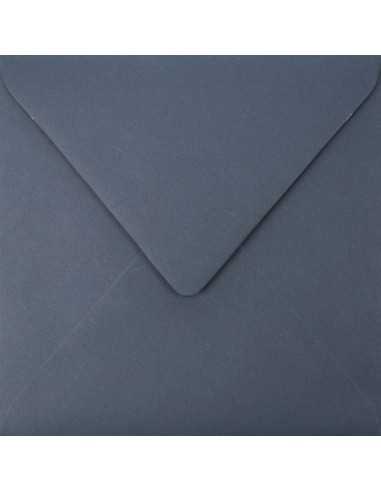 Farbige Briefumschläge Dunkelblau quadratisch (153 x 153 mm) 90 g/m² Burano Cobalt nassklebend