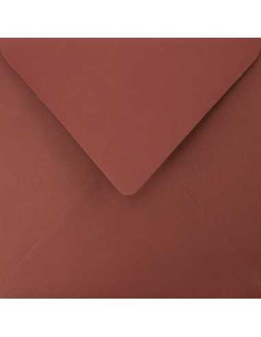 Briefumschläge Bordeux quadratisch (153 x 153 mm) 90 g/m² Burano Bordeaux nassklebend