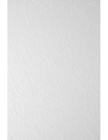 Strukturierter Elfenbeinkarton Weiß (Leder) DIN A1 (610 x 860 mm) 246 g/m² Elfenbens Leath White