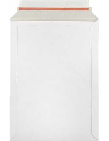 Versandtaschen Weiß aus Vollpappe DIN B5+ (215 x 270 mm) 450 g/m² - 100 Stück