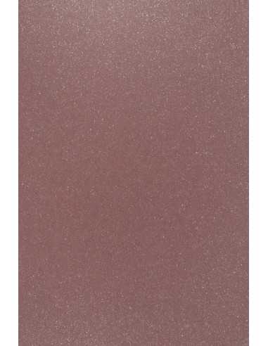 Glitterkarton Bordeaux DIN A3 (297 x 420 mm) 310 g/m² Sugar - 10 Stück