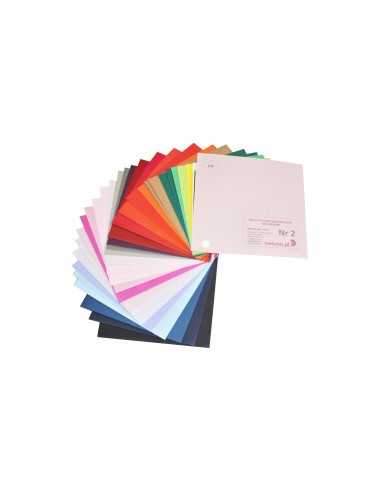 Farbige Briefumschläge quadratisch-Musterkatalog