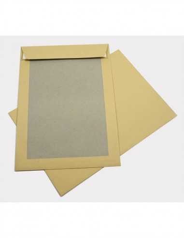 Versandtaschen Braun mit Papprückwand DIN B4 (250 × 353 mm) 400 g/m² - 25 Stück