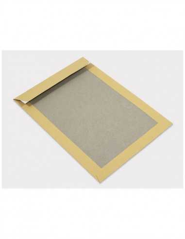 Versandtaschen Braun mit Papprückwand DIN C4 (229 x x324 mm) 400g/m² - 25 Stück