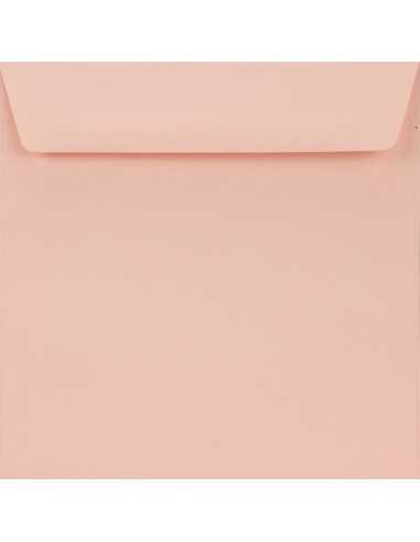 Briefumschläge Hellrosa quadratisch (155 x 155 mm) 90 g/m² Burano Rosa haftklebend