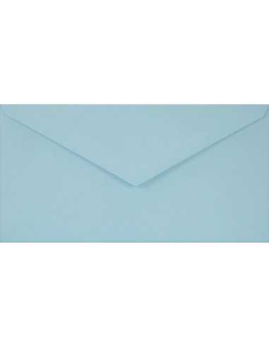 Farbige Briefumschläge Hellblau DIN lang (110 x 220 mm) 115 g/m² Sirio Color Celeste nassklebend