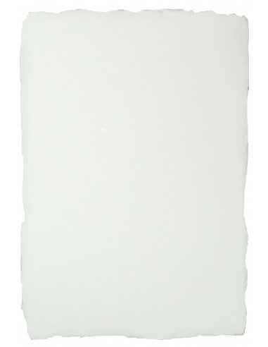 Büttenpapier Weiß DIN A4 (210 x 297 mm) 180 g/m² - 5 Stück