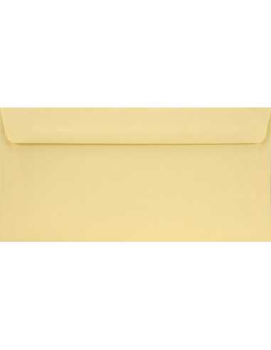 Farbige Briefumschläge Creme DIN lang (110 x 220 mm) 90 g/m² Burano Camoscio haftklebend
