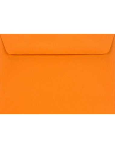 Farbige Briefumschläge Orange DIN C6 (114 x 162 mm) 90 g/m² Burano Arancio Trop haftklebend