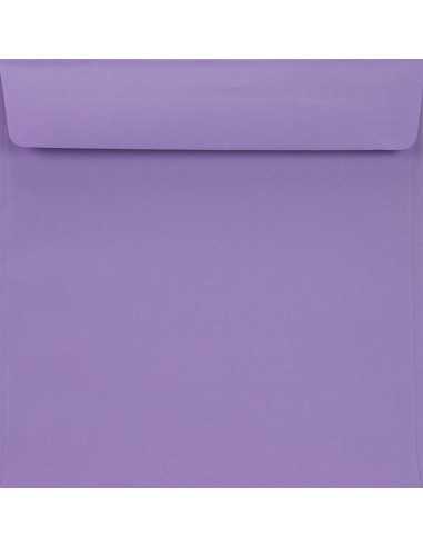 Farbige Briefumschläge Violette quadratisch (155 x 155 mm) 90 g/m² Burano Violet haftklebend
