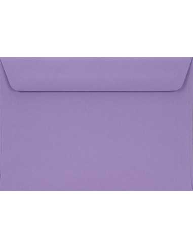 Farbige Briefumschläge Violette DIN C6 (114 x 162 mm) 90 g/m² Burano Violet nassklebend