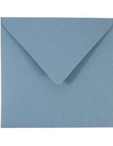 Ökologische Briefumschläge Blau quadratisch (153 x 153 mm) 120 g/m² Materica Acqua nassklebend