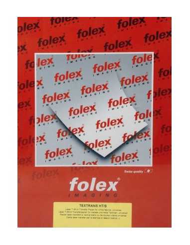 Transferpapier Weiß DIN A4 (210 x 297 mm) FOLEX TEXTRANS HT/S - 10 Stück